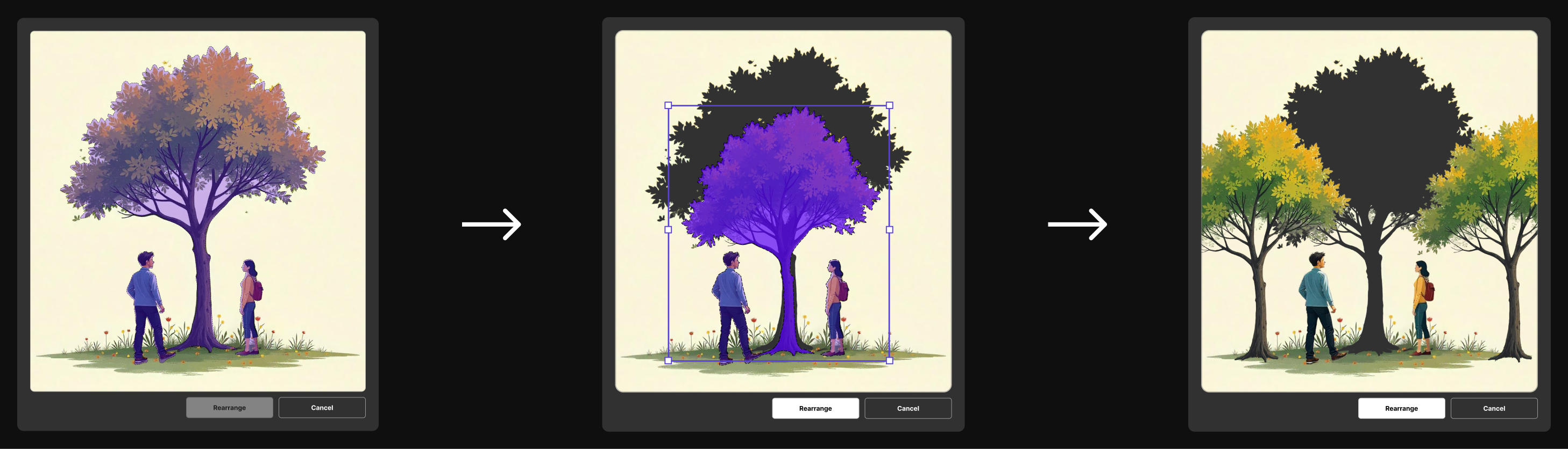 Rearrange Objects feature